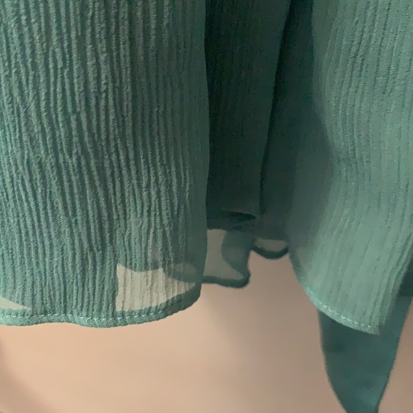 BCBGMAXAZRIA woven dress chiffon NWT size 6 color canton - Picture 12 of 12